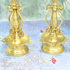 Shankh chakra diya brass big size (15 Inch, 5.3 Kg) Brass Shanku Chakra Deepam Stand (Kerla Diyas, Kuthu Vilakku, Deepalu)