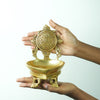 Shanku Chakra Diyas set (Deepam, 2.6 Kg) Brass Akhand diya puja (Big size) for home decor pooja