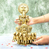 Surya Rath with horses brass big size (5.6 Kg) for Home decor (ratham) Brass Surya bhagwan with rath