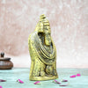 Tulja bhavani murti brass small size (4.5 Inch) Tulja bhawani brass idols for pooja aka. tuljapur bhavani