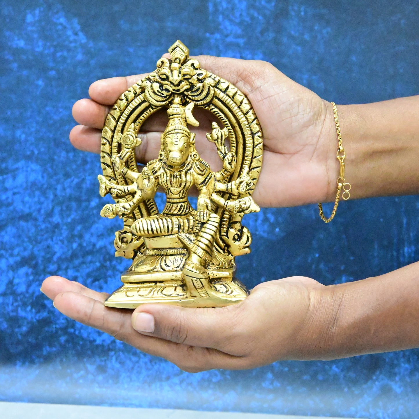 Varahi amman brass statue (6 Inch) Varahi devi idol big size for Puja Home decor