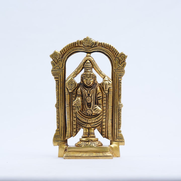 Venkateswara swamy idol for home (Small size) Tirupati balaji brass statue for puja