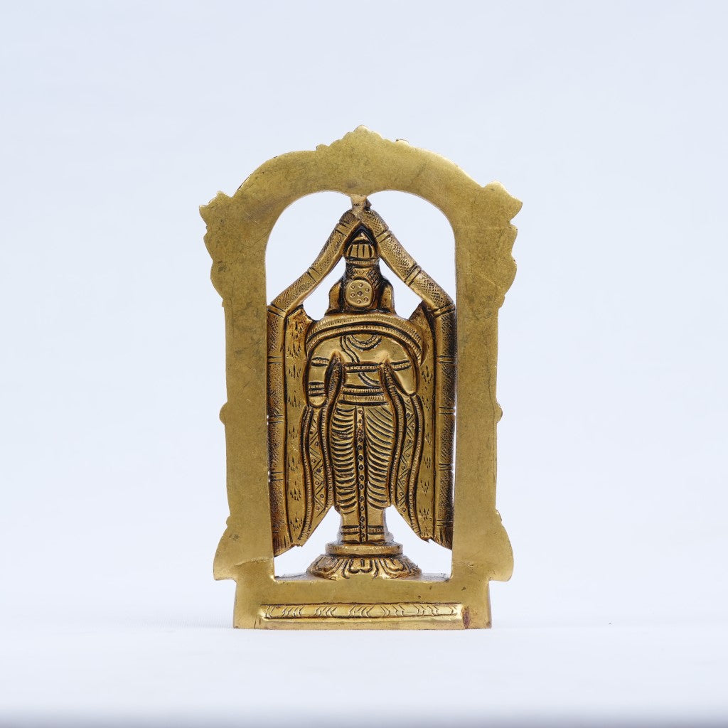 Venkateswara swamy idol for home (Small size) Tirupati balaji brass statue for puja