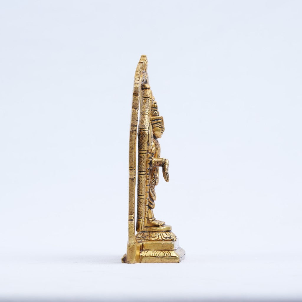 Venkateswara swamy idol for home (Small size) Tirupati balaji brass statue for puja