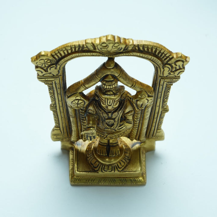 Venkateswara swamy idol for home (Small size) Tirupati balaji brass statue for puja