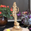 Andal idol brass (9.5 Inch) goda devi idol small size for pooja home decor