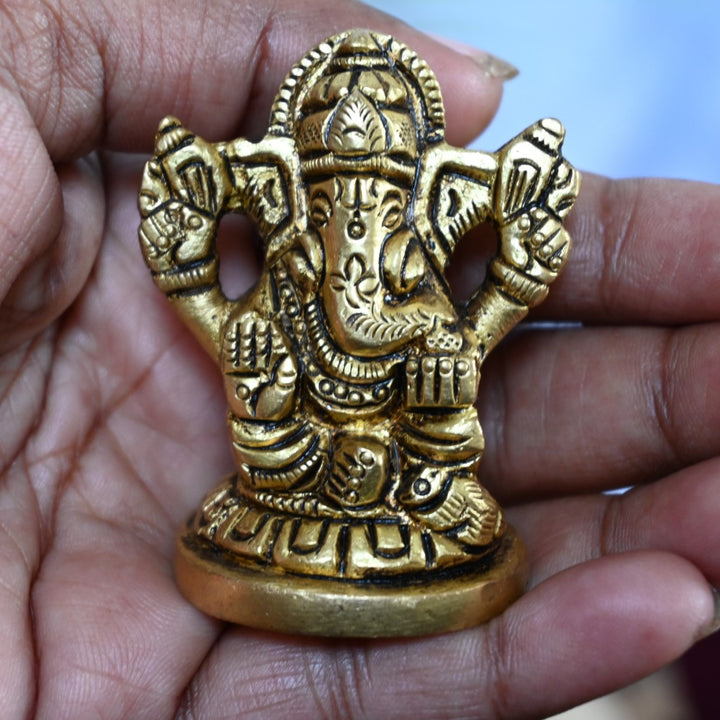 Lord Ganesha Statue Large Copper Plated Ganpati Idol Ganesh Murti Hindu God  Statue God of Wishdom Handmade Ganesha Figurine Home Decor Gift - Etsy |  Lord ganesha, Statue, Ganesha