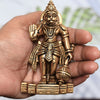 Brass hanuman idol standing hanuman ji murti small for home decor pooja room car puja statue