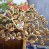 Brass kalpavriksha tree show pieces home decor karpaga viruksham wall hanging good luck