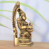 Brass saraswati idol small for pooja home decor goddess saraswathi devi murti with veena statue