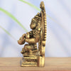 Brass saraswati idol small for pooja home decor goddess saraswathi devi murti with veena statue