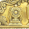 Brass shanku chakra namalu wall hanging lord vishnu sangu chakra namam plate for home decor