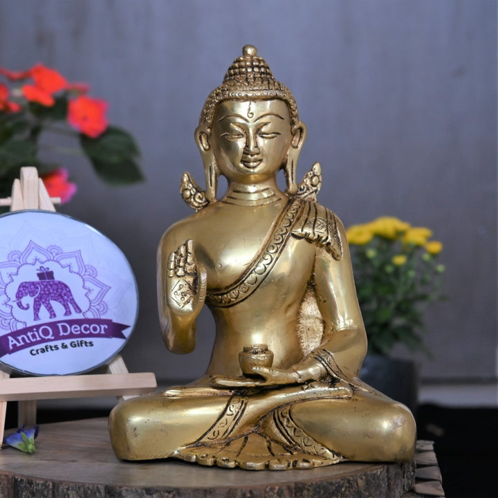 Buddha statue big size for home decor statue living room brass idol murti