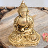 Buddha statues for living room home decor small size brass buddha idol murti