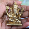 Dagdusheth ganpati murti for home brass ganesh idol for car dashboard pooja small size statue