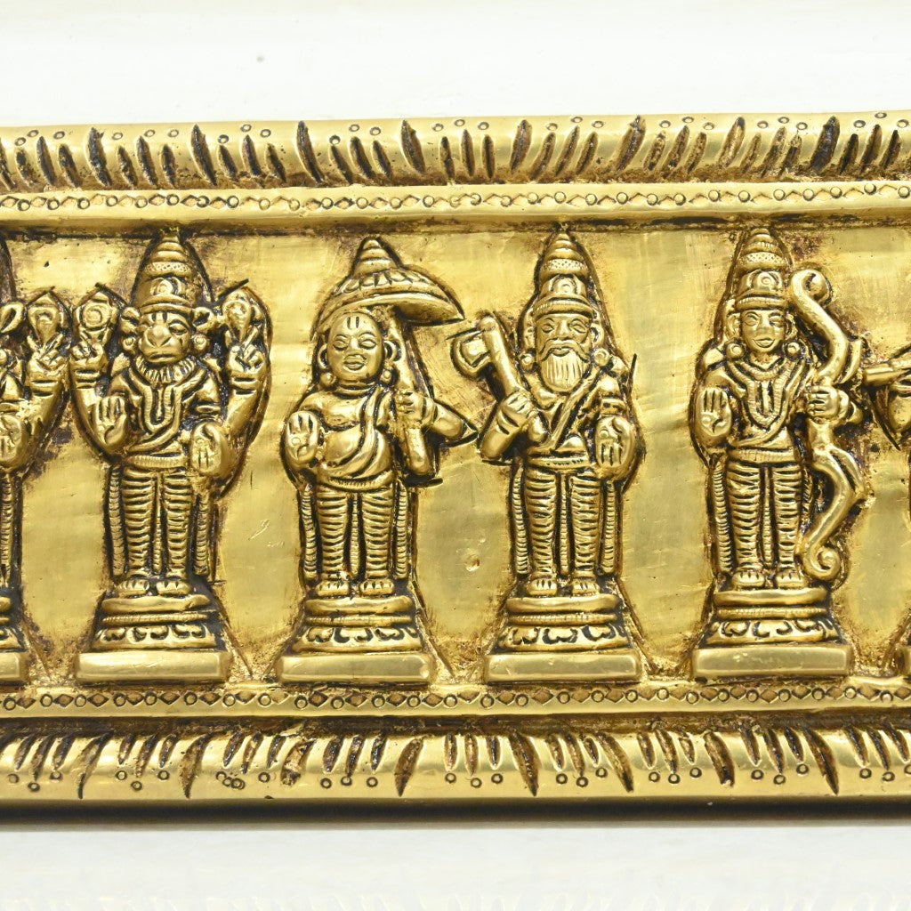 Dasavatharam wall hanging idols set home decoration dashavatara brass plate pooja room decor