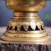 Diya for puja brass diyas for pooja home decor items 5 wick stand