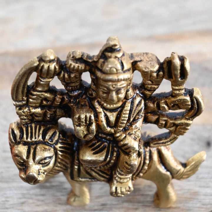 Durga mata murti brass durga maa idol small for pooja home decor puja statue