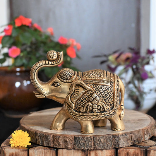 Elephants for home decoration brass elephants idols statue hathi joda hathee big size (Pls order 2 Qty for Pair)