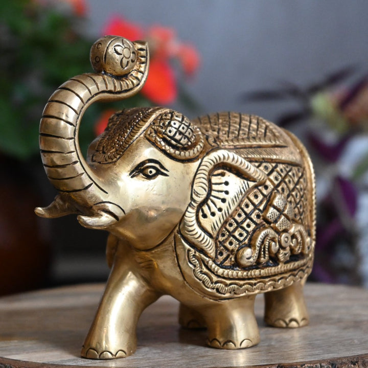 Elephants for home decoration brass elephants idols statue hathi joda hathee big size (Pls order 2 Qty for Pair)