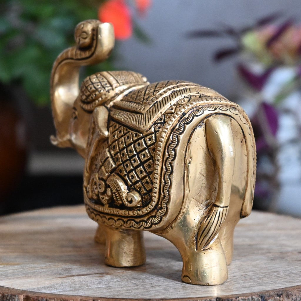 Elephants for home decoration brass elephants idols statue hathi joda hathee big size (Pls order 2 Qty for Pair)