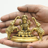 Gajalakshmi idol with elephant brass gaja lakshmi small size pooja room