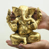 Ganesh idol for home decor brass lord ganesha statue murti pooja room gift big size