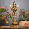 Garuda idol small lord garud dev brass murti for home decor vaastu pooja eagle statue standing