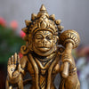 Hanuman murti brass hanuman ji idol (5.5 Inch) for home decor pooja room car puja stautue small