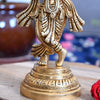 Lord krishna idol brass krishna murti statue with flute for home decor pooja small