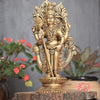 Murugan statue for pooja lord karthikeya swamy idol brass for home decor small size