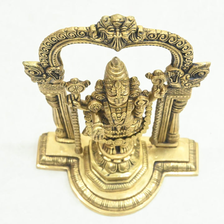 Tirupati balaji idol lord venkateswara swamy brass statue murti for pooja home decor big size