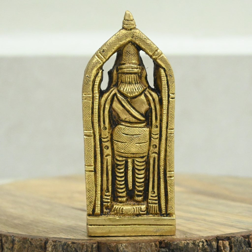 Venkateshwara swamy idol brass small for pooja room home decoration gift lord balaji statue