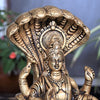 Vishnu laxmi idol home decor lord lakshmi vishnu brass murti pooja