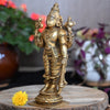 Vishnu murthi brass statue (6.5 Inch) vishnu idol for pooja home decor puja standing murthy