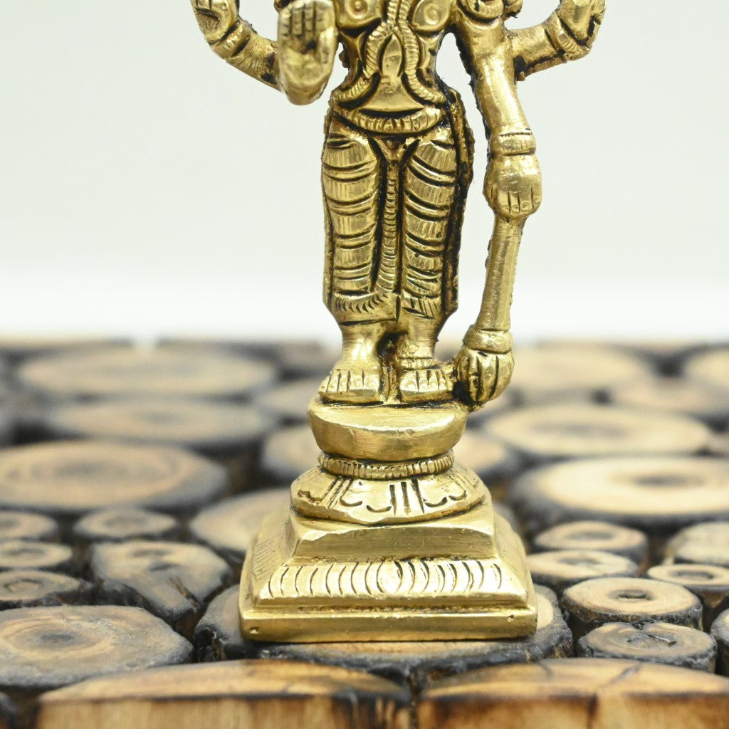 Vishnu murthy idols brass vishnu ji idol small for pooja standing murti